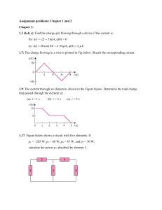 Electrical Engineering Assignment: Chapters 1 & 2