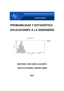 Probabilidad y Estad&iacute;stica: Aplicaciones a la Ingenier&iacute;a