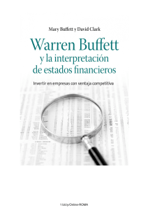 Warren Buffett: Interpretaci&oacute;n de Estados Financieros