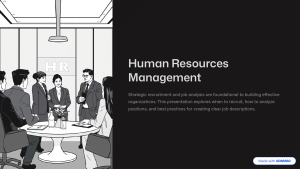 Human Resources Management: Recruitment & Job Analysis