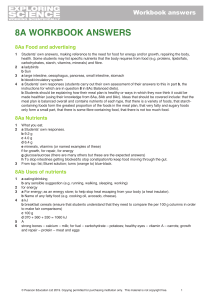 Exploring Science Workbook Answers 8A