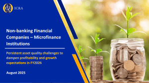 NBFC-MFI Sector Report: Asset Quality Challenges in FY2026
