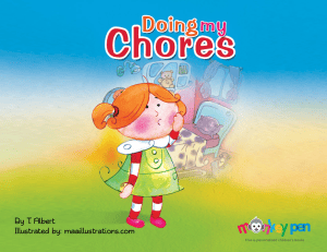 Doing My Chores: A Children's Book About Responsibility