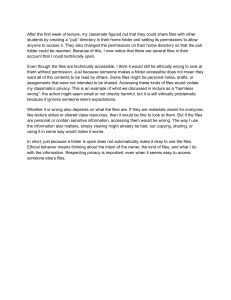 Ethical Considerations of File Access in Computing