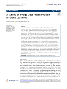 Survey on Image Data Augmentation for Deep Learning