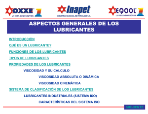 Aspectos Generales de los Lubricantes: Gu&iacute;a T&eacute;cnica