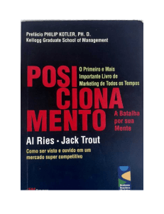 Posicionamento: A Batalha por sua Mente - Marketing Estrat&eacute;gico