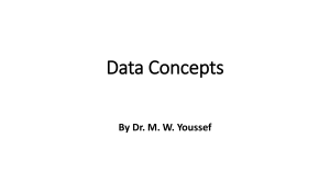 Data Concepts: Bits, Bytes, and Data Types