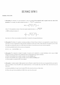 IE5002 HW1: Statistics Homework Assignment