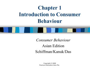 Introduction to Consumer Behaviour Textbook - Asian Edition