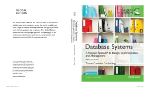 Database Systems: A Practical Approach to Design, Implementation, and Management