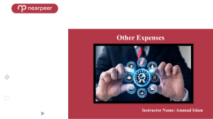 Other Expenses in Cost and Management Accounting