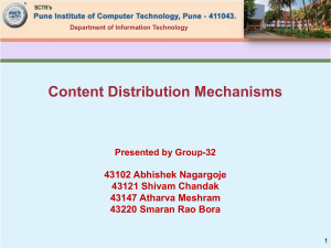 Content Distribution Mechanisms: A Technical Overview