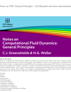 Notes on Computational Fluid Dynamics: General Principles