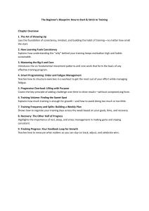 Beginner's Blueprint: Start & Stick to Training