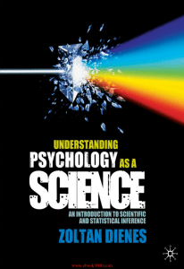Understanding Psychology as a Science: Statistical Inference Textbook