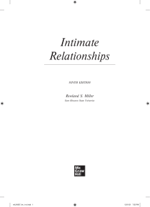Intimate Relationships 9th Edition Textbook