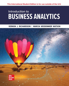 Introduction to Business Analytics Textbook