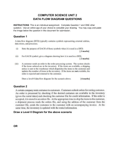 Computer Science Unit 2 Data Flow Diagram Questions