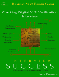 Cracking Digital VLSI Verification Interview: 500+ Questions with Solutions
