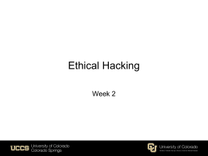 Ethical Hacking Week 2: Buffer Overflow Attack