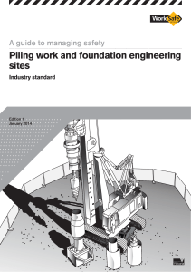 WorkSafe Victoria: Piling & Foundation Engineering Safety Guide