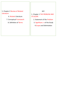 Academic Research Paper: Problem, Literature, Framework