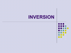 English Grammar: Inversion