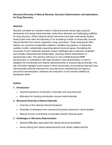 Structural Diversity of Natural Steroids: Structure Determination & Drug Discovery