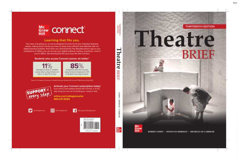 Theatre BRIEF 13th Edition Textbook