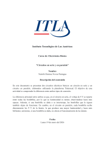 Circuitos en serie y en paralelo: Electr&oacute;nica B&aacute;sica