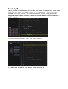 Selection Sort Semantic Bug Fixes Tutorial