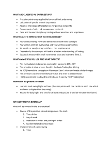 ICT-Scout Sniper Bootcamp: Trading Strategies & Expectations