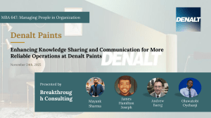 Denalt Paints: Knowledge Sharing & Communication for Reliable Operations