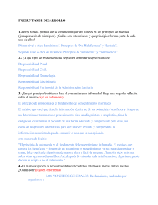 Preguntas de Bio&eacute;tica y &Eacute;tica Asistencial