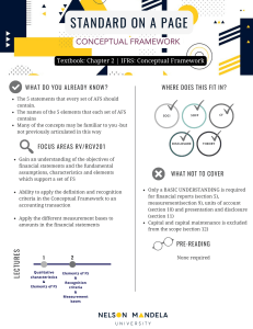 IFRS Conceptual Framework Study Guide