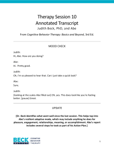 Therapy Session 10 Annotated Transcript