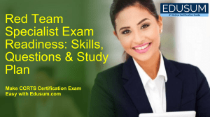 CCRTS Red Team Specialist Exam Prep: Skills & Study Plan