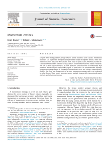 Momentum Crashes: Forecasting and Dynamic Strategies in Financial Economics