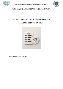 Manual de Uso del Laboratorio de Automatizaci&oacute;n