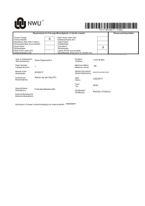BCHS317 Moleculaire Biologie Examenpapier 1