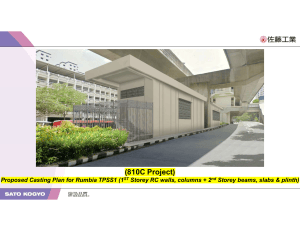Rumbia TPSS1 Concrete Casting Plan (810C Project)