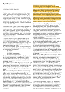 Marginalism: Utility, Value, and the History of Economic Thought
