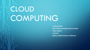 Cloud Computing Basics