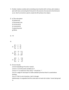 Math Problem Set: Linear Algebra & MATLAB
