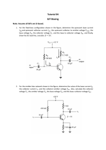 BJT Biasing Tutorial