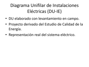 Diagrama Unifilar El&eacute;ctrico (DU-IE) - Metodolog&iacute;a y Alcances