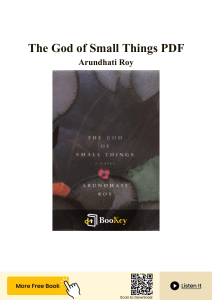The God of Small Things Summary & Analysis