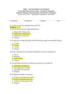 Examen Previo: Quemadores Atmosf&eacute;ricos - TMEC 444