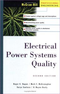 Electrical Power Systems Quality Textbook